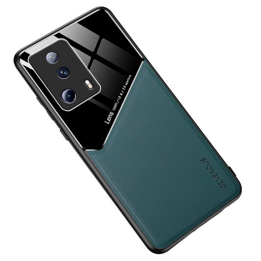 Xiaomi Civi 2 5G / Xiaomi 13 Lite Handyhülle – Civi 2 5G Anti-Fall-Abdeckung, PU-Leder beschichtete TPU+PC- mit Kfz-Halterung aus Metallblech
