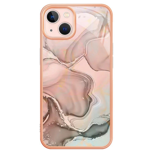 iPhone 15 Plus Schutzhülle – Mit Marmormuster 2,0 mm Galvanik-Rückseite