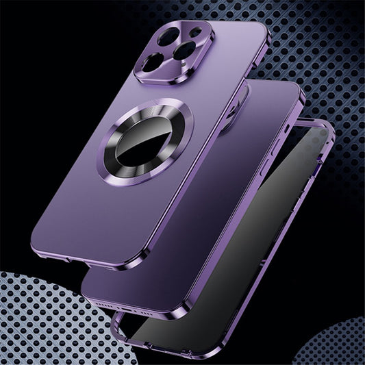 iPhone 13 Pro Magnet-Hülle – Transparent – Aluminium & Glas