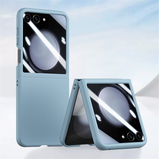 Galaxy Z Flip5 5G Hülle mit Anti-Kratzer Funktion & Front-Schutzfolie