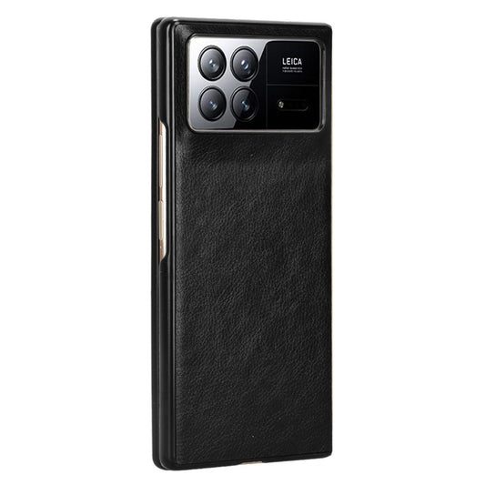 Xiaomi Mix Fold 3 5G Handyhülle – PU-Leder beschichtete TPU+PC-, faltbare mit Litschi-Textur