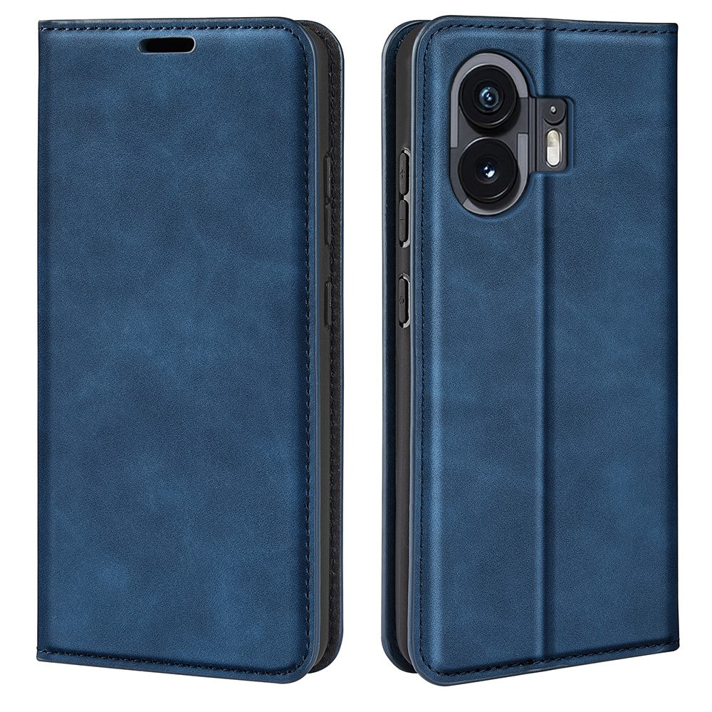 Nothing Phone (2) Wallet-Handyhülle – Aus PU-Leder, mit Ständer, Schutzhülle mit griffiger Oberfläche