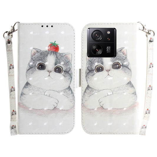 Xiaomi 13T / Xiaomi 13T Pro / Xiaomi Redmi K60 Ultra Handyhülle – 13T / 13T Pro Brieftasche PU-Leder Musterdruck