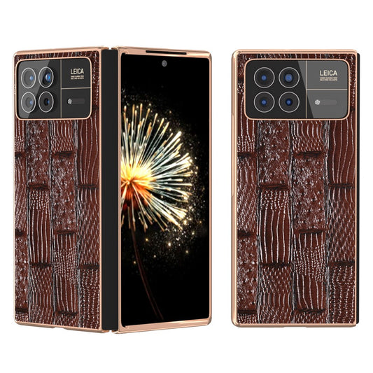 Xiaomi Mix Fold 3 5G Handyhülle – mit galvanisierter Mahjong-Textur, rutschfeste