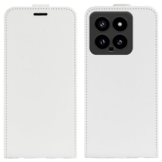 Xiaomi 14 Handyhülle – Crazy Horse Textur Lederbezug mit Kartenhalter