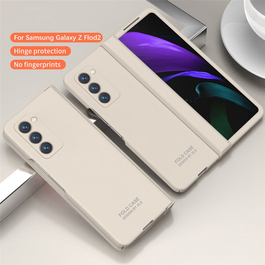 Galaxy Z Fold2 5G Schutzhülle – Mit kratzfester Displayschutzfolie aus gehärtetem Glas