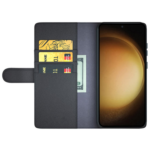 Galaxy S24 Plus Echtleder Hülle mit Kartenfach