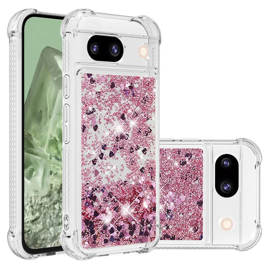 Pixel 8a Glitzer-Hülle – Stoßfest & mit Treibsand