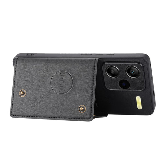 Xiaomi Redmi Note 13 Pro+ 5G Handyhülle – Kickstand Lederbeschichtete TPU- mit Kartenhalter