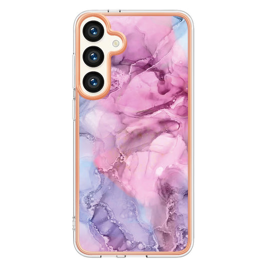 Galaxy S24 Schutzhülle – Mit Marmormuster 2,0 mm Galvanik-Rückseite