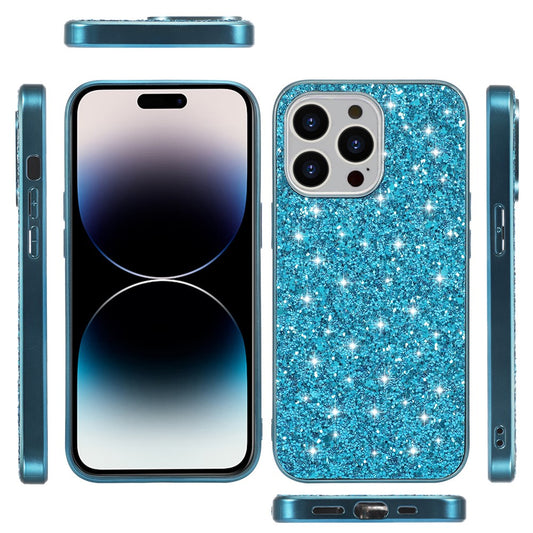 iPhone 14 Pro Schutzhülle – Funkelnde Glitzer-Rückseite