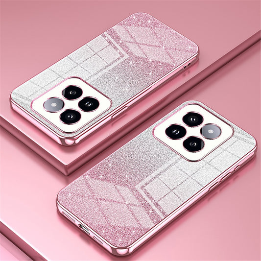 Xiaomi 14 Pro Handyhülle – Fallsichere Glitzerschale mit präzisem Ausschnitt aus TPU
