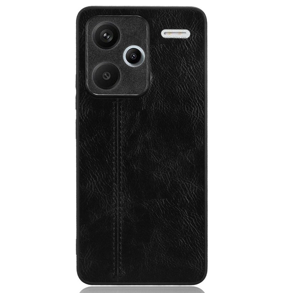 For Xiaomi Redmi Note 13 Pro+ 5G Phone Case Cowhide Texture Impact Absorption Cover
