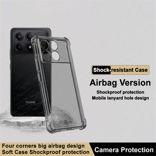 IMAK For Xiaomi Poco F6 Pro 5G / Redmi K70 5G / K70 Pro 5G Clear Phone Case Drop-Proof TPU Cover Protector