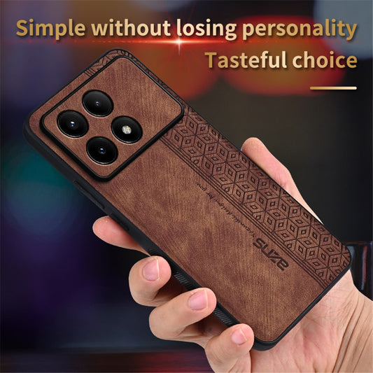 AZNS For Xiaomi Redmi K70E 5G / Poco X6 Pro 5G Phone Case Stylish Imprinted Texture Cover