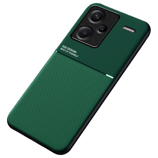 Xiaomi Redmi Note 13 Pro+ 5G Handyhülle – PU+TPU+PC- mit magnetischer Halterung aus Metallblech