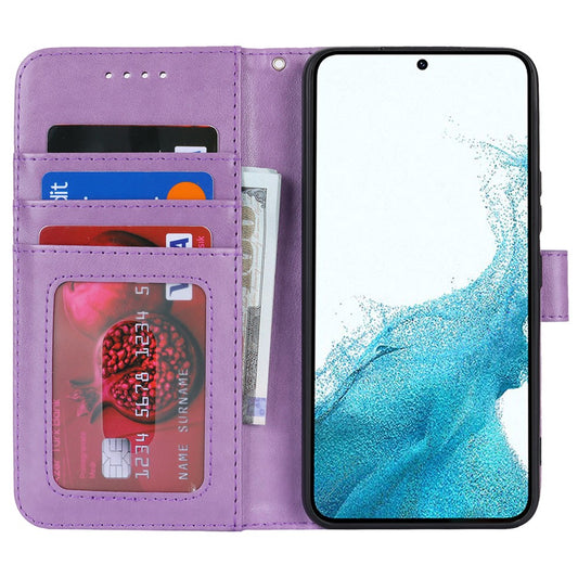 Galaxy S22 5G Wallet-Hülle – Mit Musterdruck, Kartenfächer & Riemen