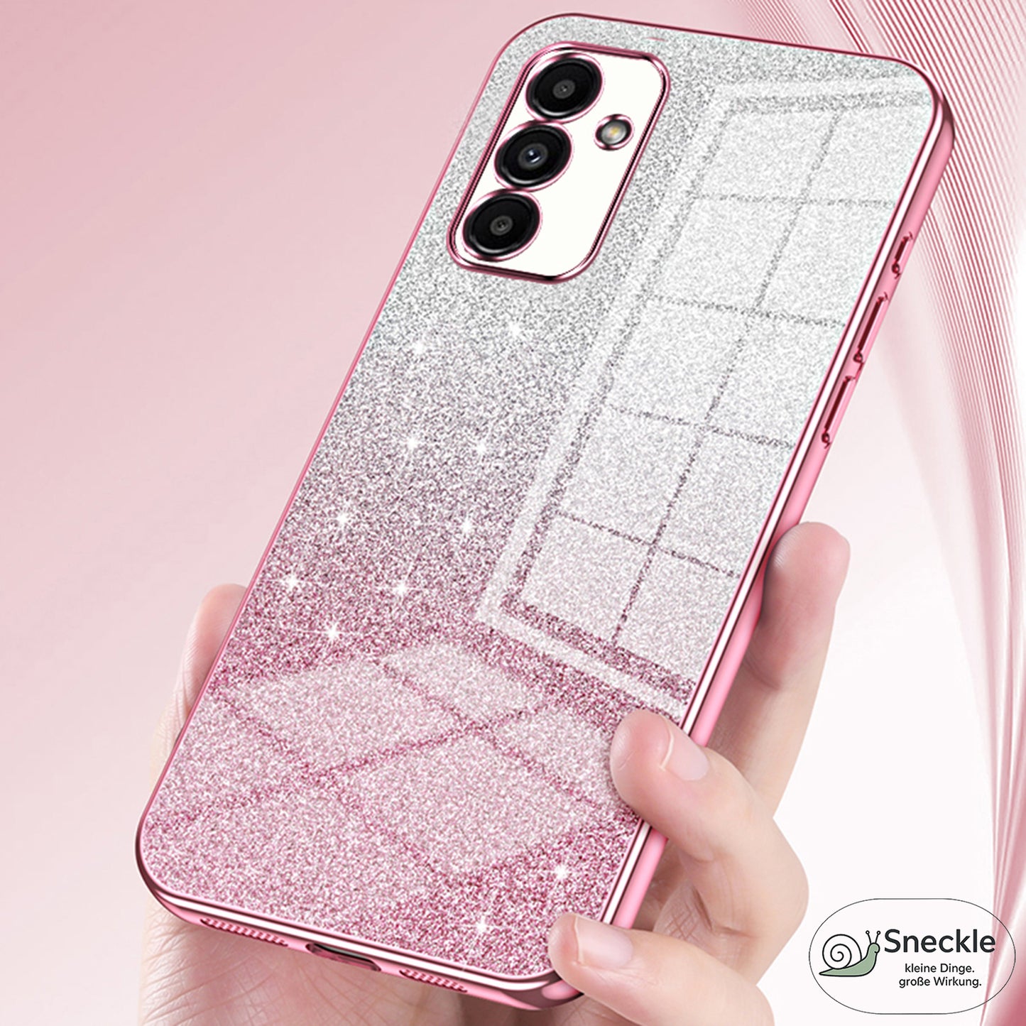 Galaxy A13 5G Glitzerhülle – Farbverlauf – Electroplated TPU