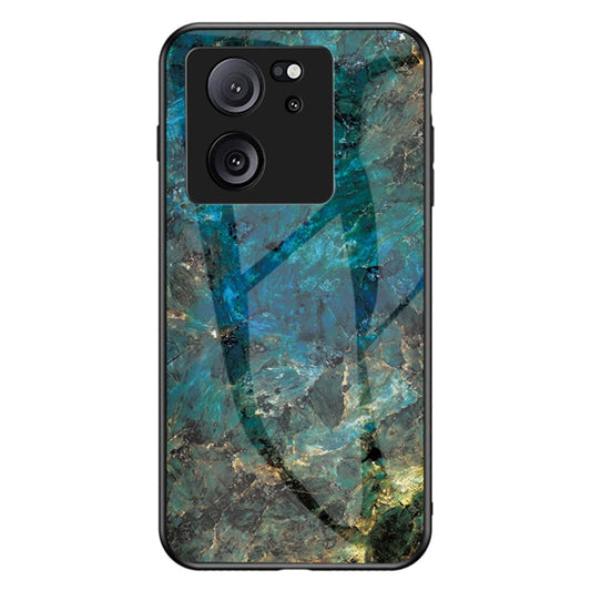 Xiaomi 13T / Xiaomi 13T Pro / Xiaomi Redmi K60 Ultra Handyhülle – 13T Pro / Redmi K60 Ultra Marmormuster PC+TPU+ aus gehärtetem Glas