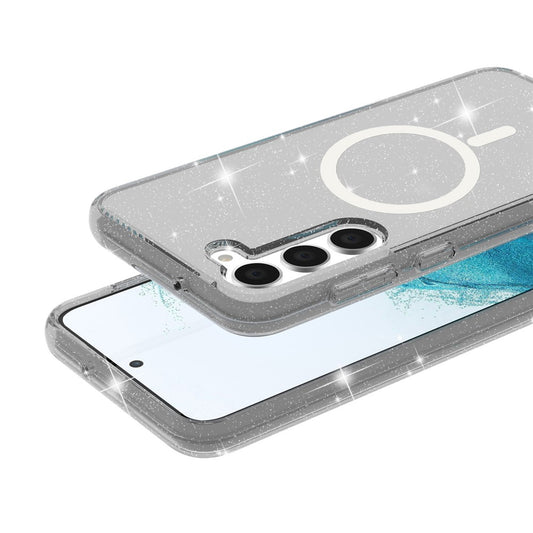 Galaxy S24 Glitter-Hülle – Magnetisch & funkelnd