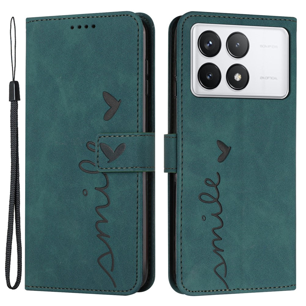 For Xiaomi Poco F6 Pro 5G / Redmi K70 5G / K70 Pro 5G Case Anti-Scratch PU Leather Magnetic Wallet Cover