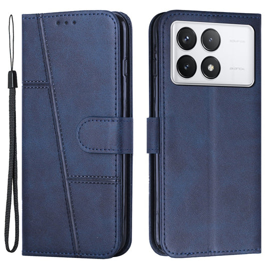 For Xiaomi Poco F6 Pro 5G / Redmi K70 5G / K70 Pro 5G Leather Phone Case with Wallet Stand