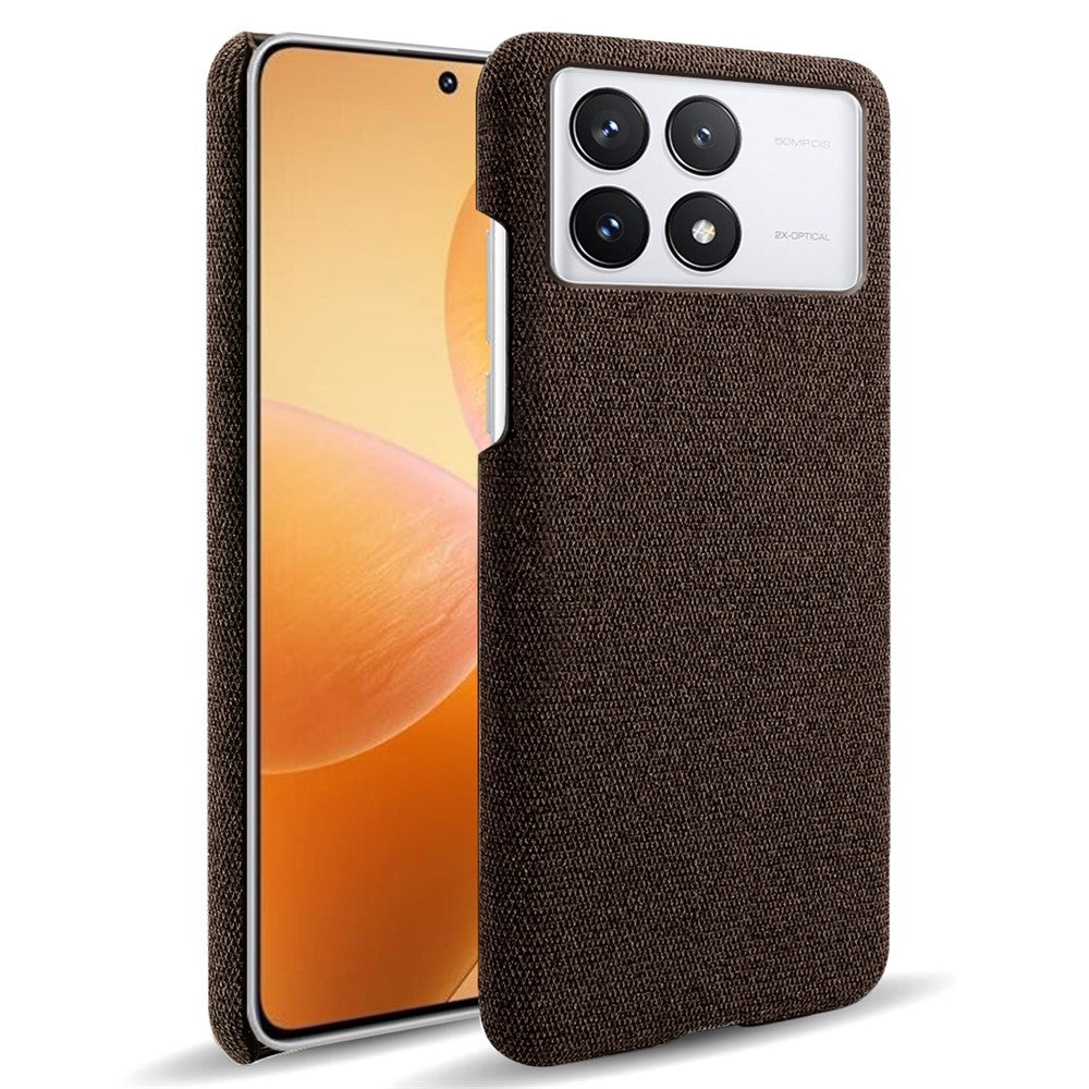 For Xiaomi Poco F6 Pro 5G / Redmi K70 5G / K70 Pro 5G Slim-Fit Phone Case Cloth+PC Cushion Cover