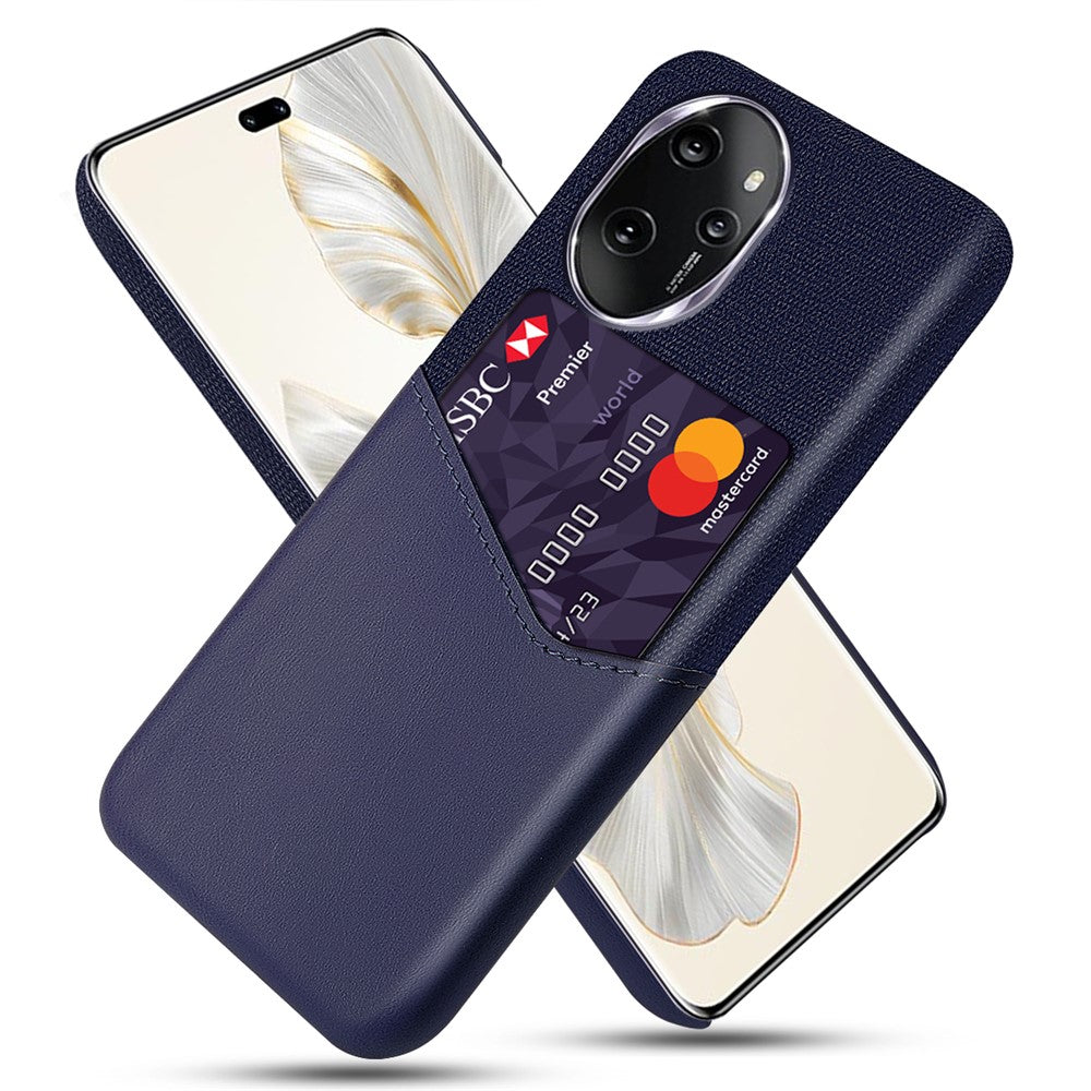 For Honor 100 Pro 5G Card Holder Phone Case Cloth Texture Protective Cover