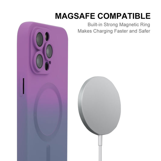 iPhone 14 Pro Silikon-Hülle – Mit Farbverlauf & Magnetisch