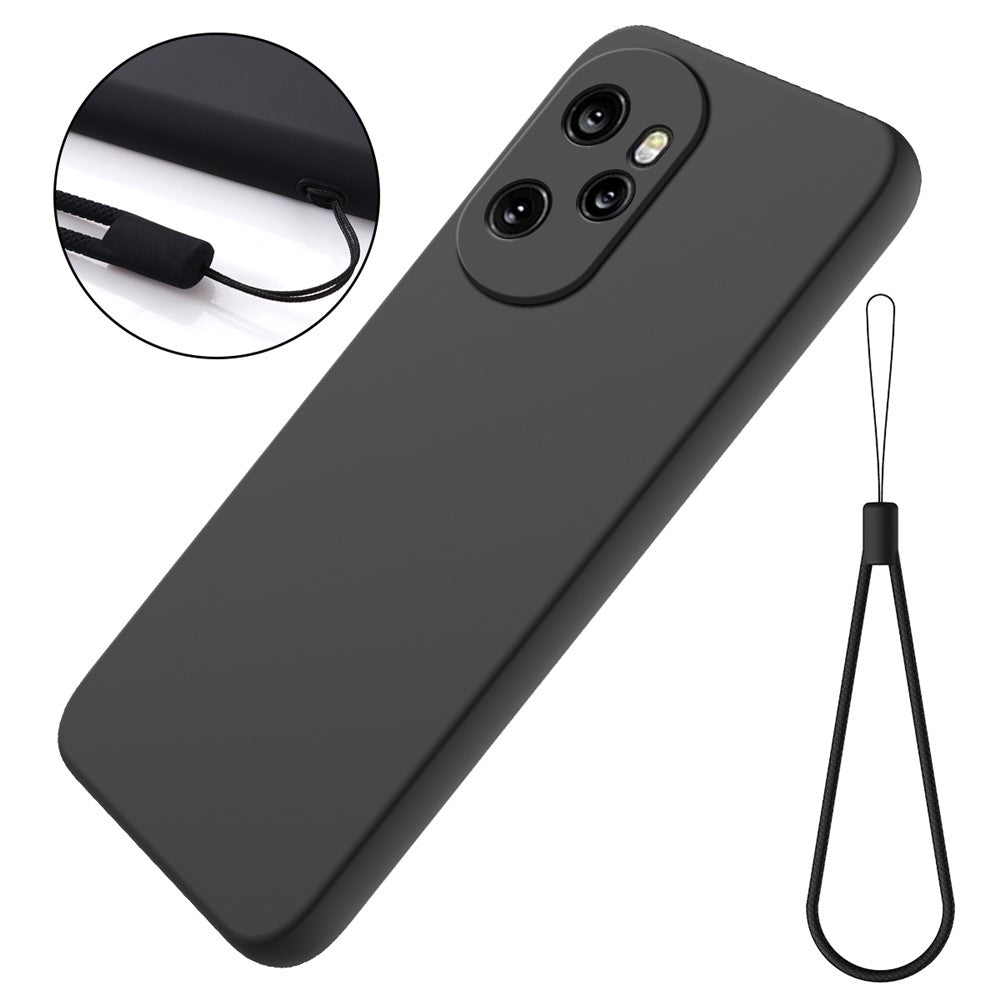 For Honor 100 Pro 5G Case Anti-Scratch Liquid Silicone Cell Phone Protector Cover