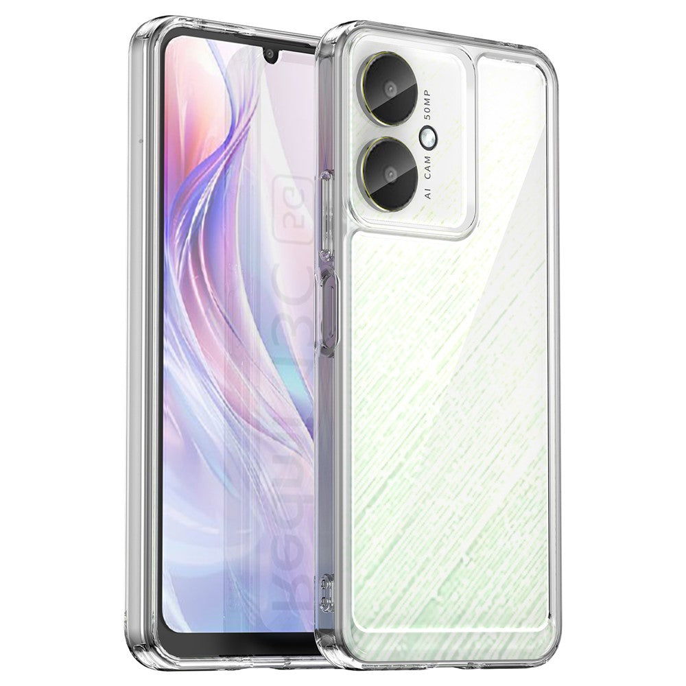 For Xiaomi Redmi 13C 4G / 5G / 13R 5G / Poco M6 5G / Poco C65 4G Hybrid Case TPU+Acrylic Phone Back Cover