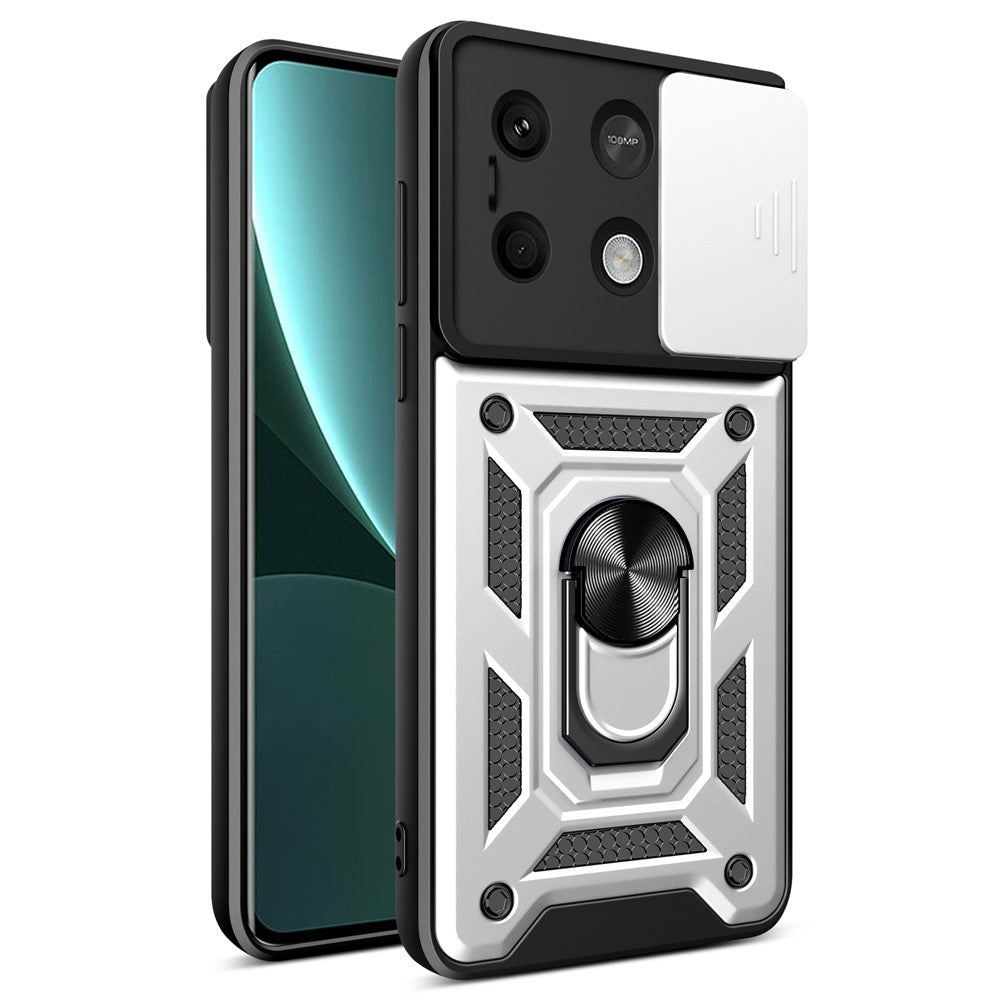 For Xiaomi Redmi Note 13 5G Phone Case Slide Lens Protection Shockproof Cover