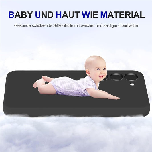 Galaxy S24 Silikonhülle – Leicht & Mit Schwenkring-Ständer