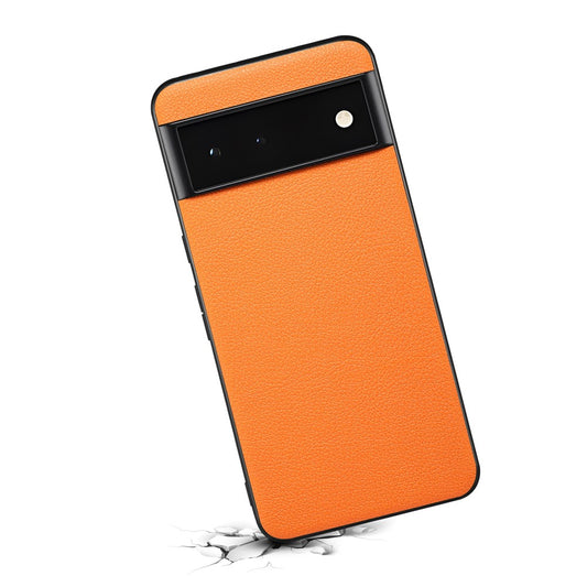 Pixel 6a Schutzhülle – Mit Kalbslederoptik
