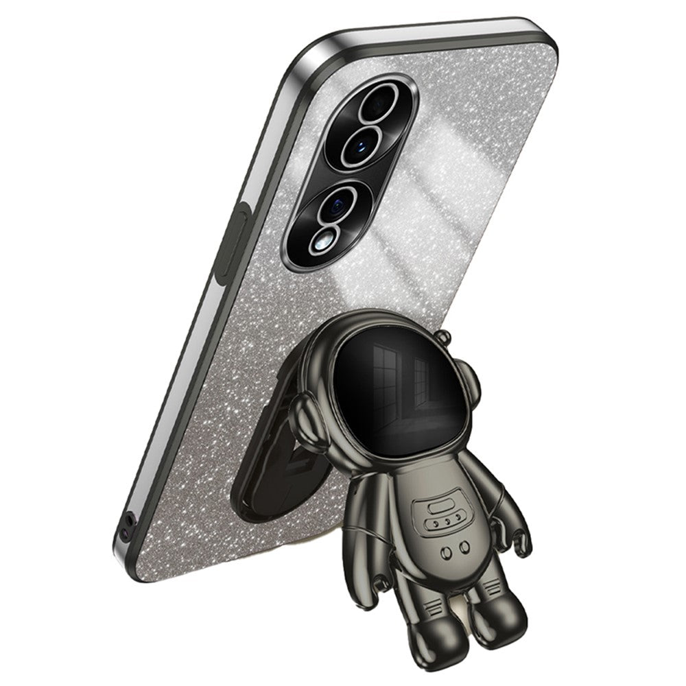 For Honor 70 5G Kickstand Case PC+TPU Astronaut Design Phone Back Cover