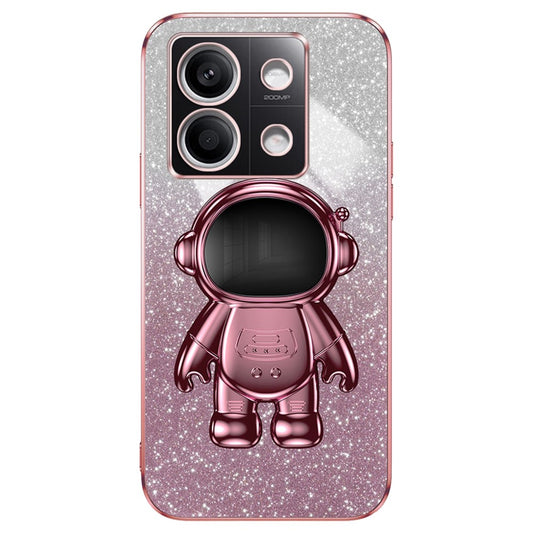 Xiaomi Redmi Note 13 4G Handyhülle – mit Glitzerpulver, kratzfest, PC + TPU, mit Ständer