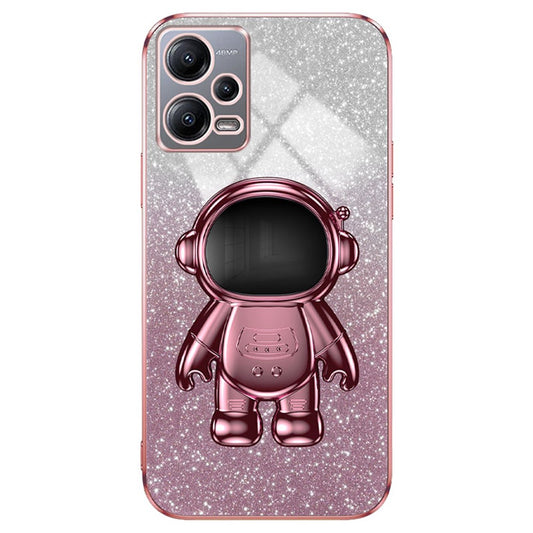 Xiaomi Poco X5 5G / Xiaomi Redmi Note 12 5G (Global) Handyhülle – Poco X5 5G Astronaut Kickstand PC + TPU