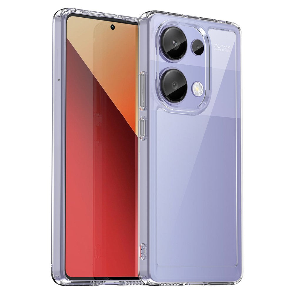 For Xiaomi Redmi Note 13 Pro 4G / Poco M6 Pro 4G Case TPU+Acrylic Clear Phone Cover