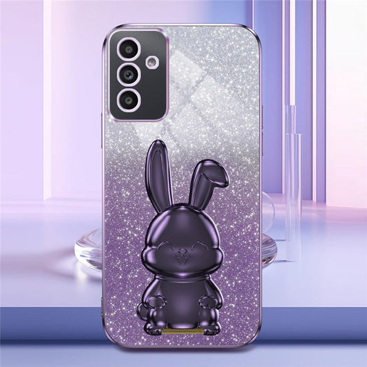 Galaxy A14 5G/4G Stoßfeste Kaninchen-Hülle mit Ständer