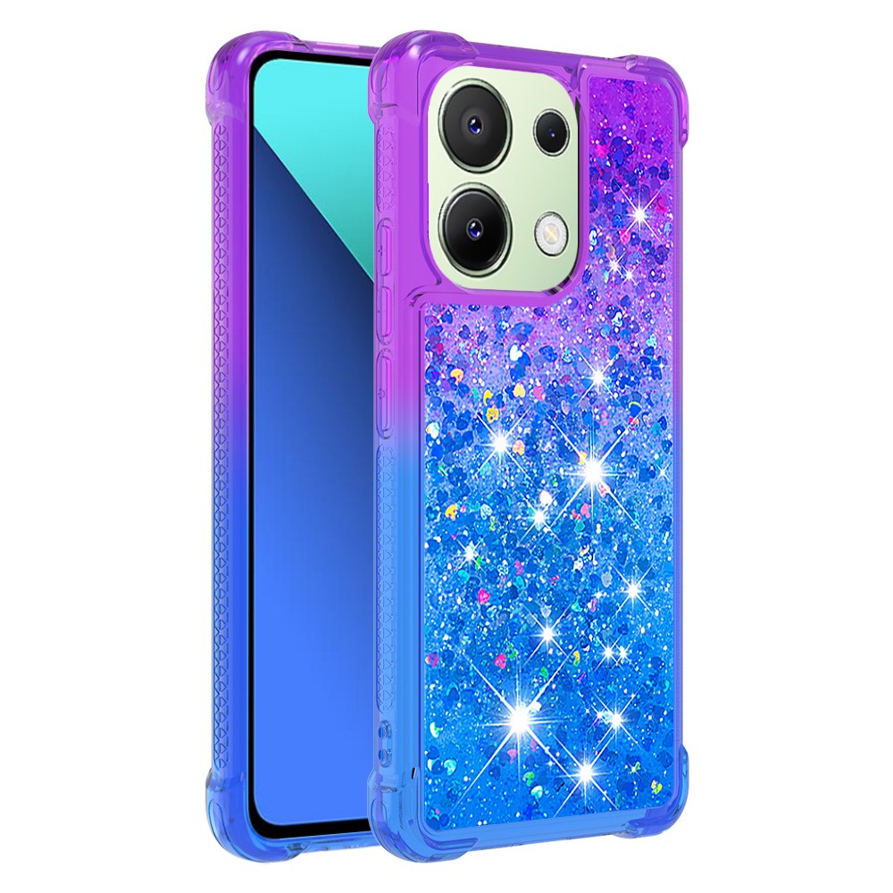 For Xiaomi Redmi Note 13 4G TPU Case Gradient Quicksand Phone Back Cover