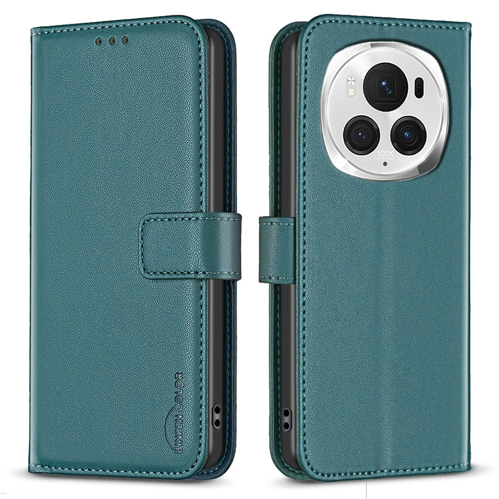 Honor Magic6 Pro 5G Wallet-Handyhülle – Aus PU-Leder & TPU, mit Magnetverschluss