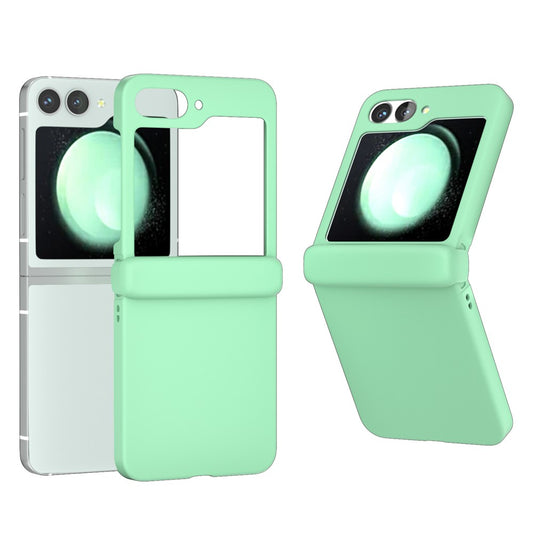 Galaxy Z Flip7 FE 5G / Galaxy Z Flip6 5G – Handyhülle aus Kunststoff, mit Scharnierschutz, mit Soft-Touch-Oberfläche