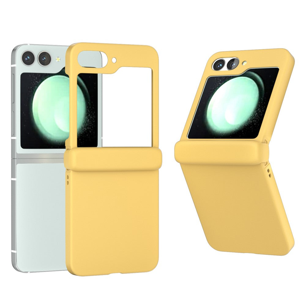 For Samsung Galaxy Z Flip7 FE 5G / Z Flip6 5G Case Skin-touch PC Phone Cover with Hinge Protection