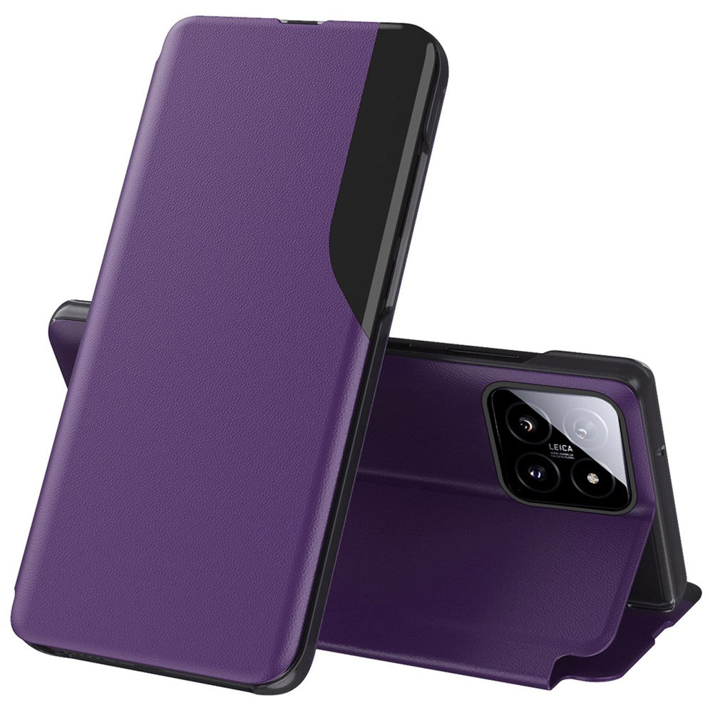 For Xiaomi 14 Pro Phone Case Folio Flip PU Leather Stand Cover