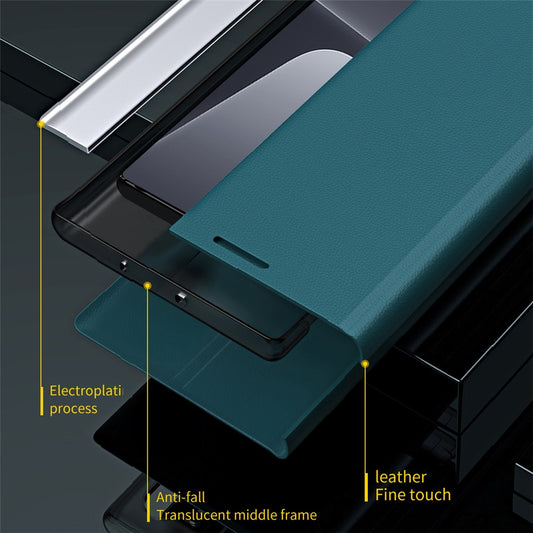 Xiaomi 14 Pro Handyhülle – Standgehäuse, sturzsicherer PC + Telefonschutzhülle aus Leder