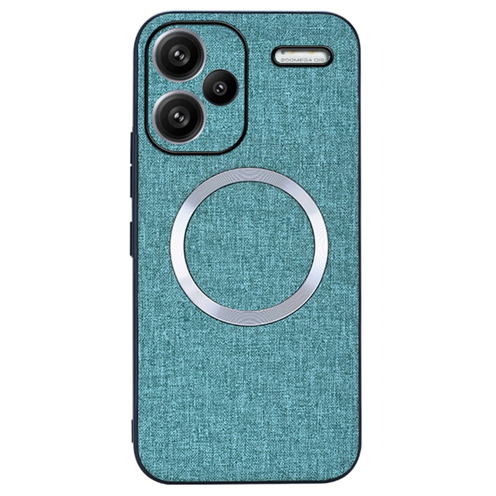 For Xiaomi Redmi Note 13 Pro+ 5G Case TPU+Cloth Dirt-Resistant Phone Cover Magnetic Case