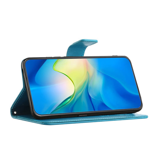 Honor 200 Lite Handyhülle – Fall Schmetterling Blume Leder Brieftasche Buch Standfunktion Telefon Abdeckung