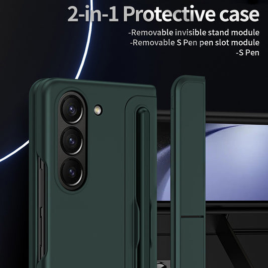 Galaxy Z Fold6 5G – Handyhülle aus Kunststoff, mit Ständer, mit Stifthalter