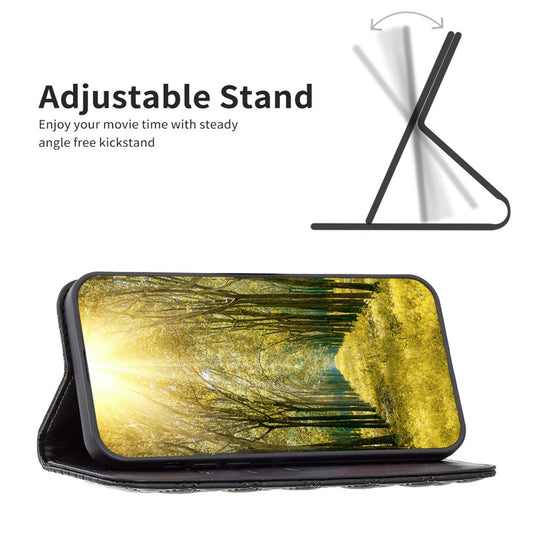 Honor 200 Lite Handyhülle – BINFEN COLOR BF Style-16 Magnetische aus PU-Leder mit Standfunktion