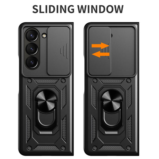 Galaxy Z Fold6 5G – Magnetische Handyhülle aus Kunststoff und TPU, mit Ständer